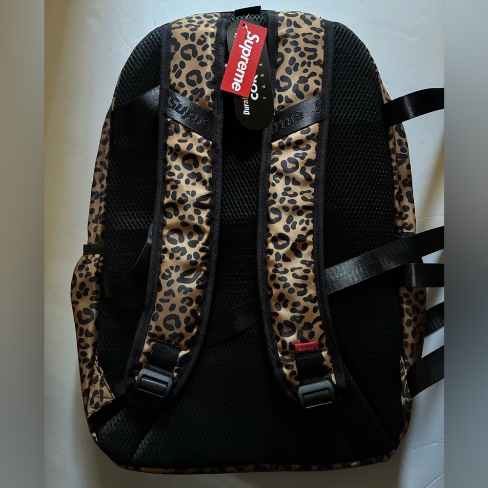 Supreme Cheetah Pattern Backpack NWT - image 3